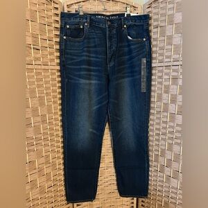 American Eagle Hi-Rise Girlfriend Straight Leg Jeans